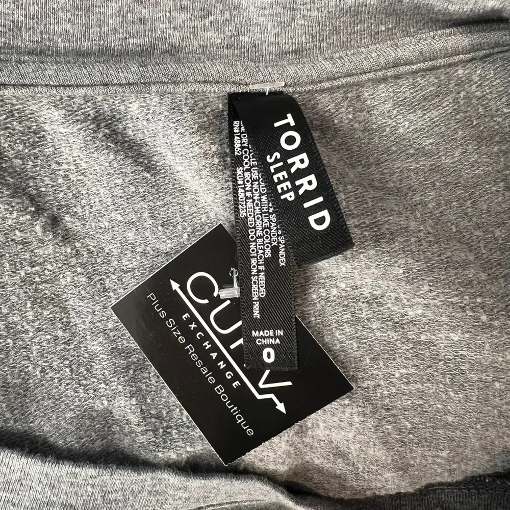 Torrid Gray Electric Skull Sleep Set - Size 12 (0)
